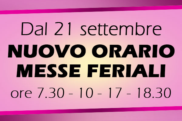 Orario messe
